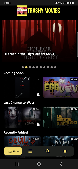 Trashy Movies Channel Screenshot 1