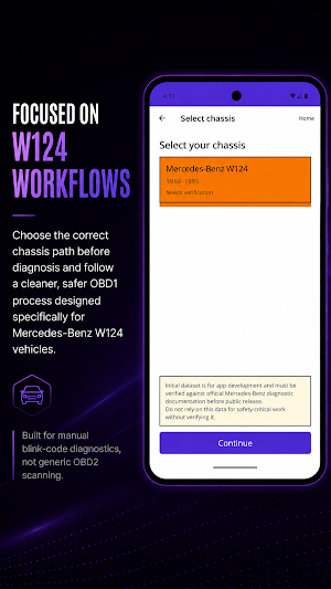 W124 Diagnostic Assistant Screenshot 1