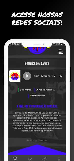 Bipolar Web Rádio Screenshot 2