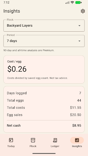 FlockLedger: Chicken & Egg Log Screenshot 0
