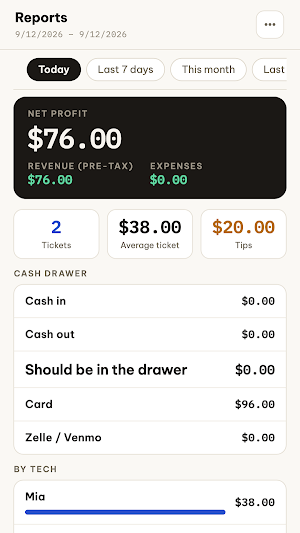 Nail Salon POS: Turn Tracker Screenshot 3