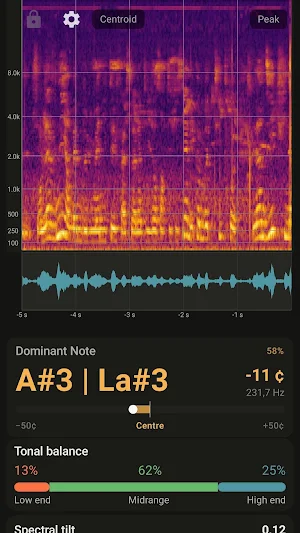 MelSpectrum - Audio Analyzer Screenshot 0