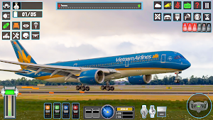 Flight Simulator Airplane Game Screenshot 0