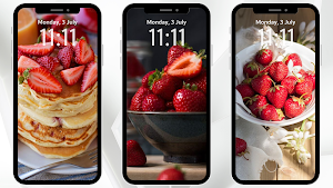 Strawberry Aesthetic Wallpaper Screenshot 0