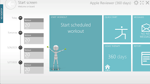 VAST.Rehab Patient Panel Screenshot 2