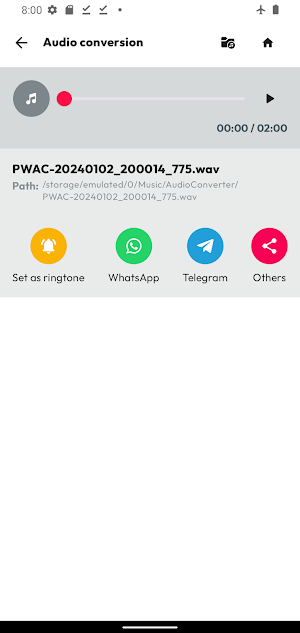 Audio Converter Screenshot 2