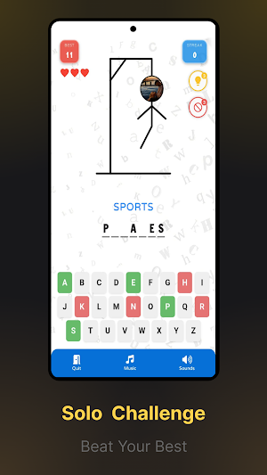 The Hangman Online Multiplayer Screenshot 1