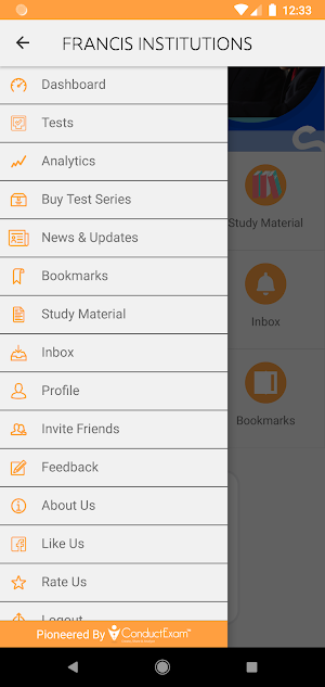 FRANCIS INSTITUTIONS Screenshot 2