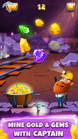 Captain Gold - Mining Game Screenshot 1