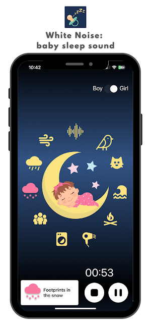 White Noise: Baby Sleep Sound Screenshot 0