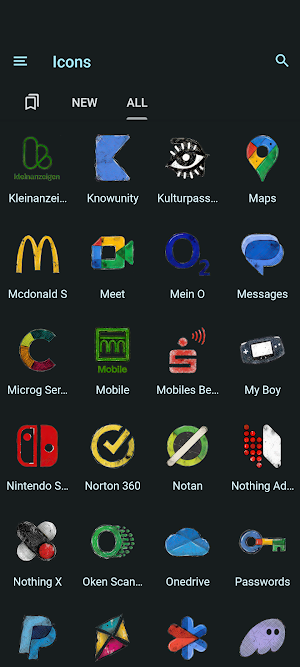 InkFlow Icon Pack Frameless Screenshot 2