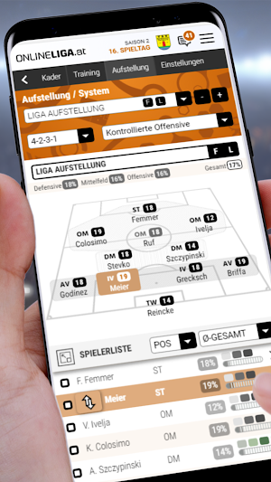 ONLINELIGA.at Österr. Online Fußballmeisterschaft Screenshot 0