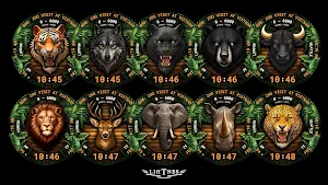 Jungle Watch Face 104 Screenshot 1