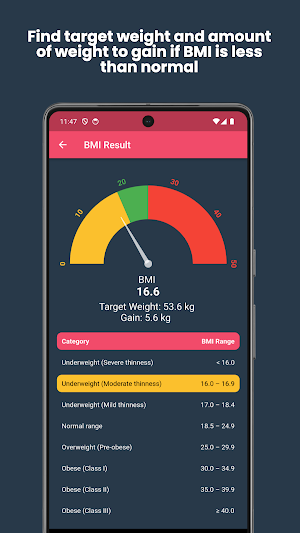 Body Calculator Pro Body Mass Screenshot 1