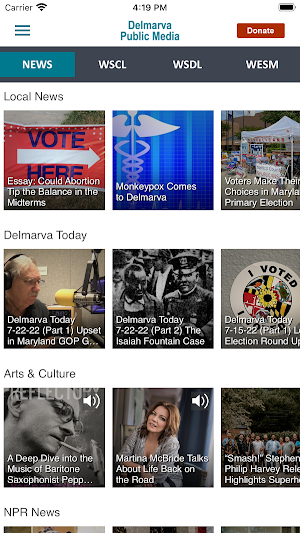 DELMARVA Public Media Screenshot 0