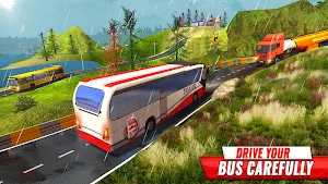 OffRoad Tourist Coach Bus Transport:Bus Games 2021 Screenshot 2