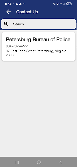 Petersburg Bureau of Police Screenshot 1