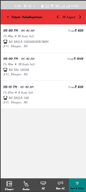 Ashwini Rajkumar Travels Screenshot 2