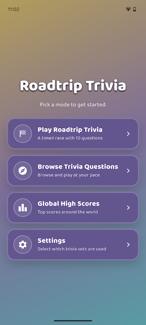 Roadtrip Trivia Screenshot 0