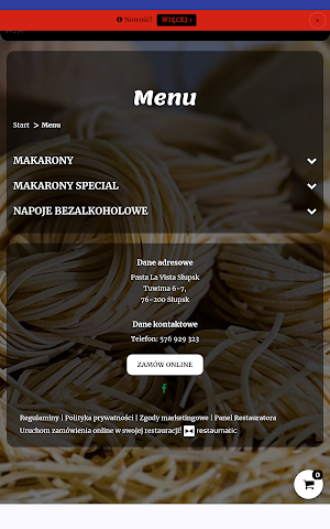 Pasta La Vista Słupsk Screenshot 2