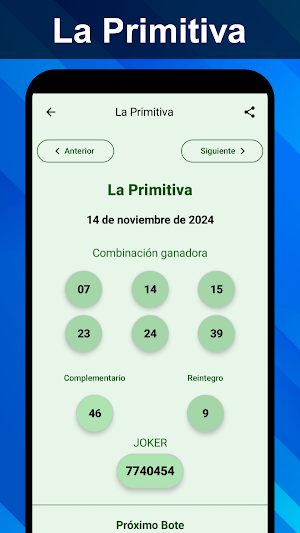 Resultados Loterías y Apuestas Screenshot 2