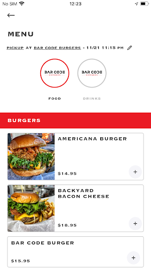 Bar Code Burgers Screenshot 2