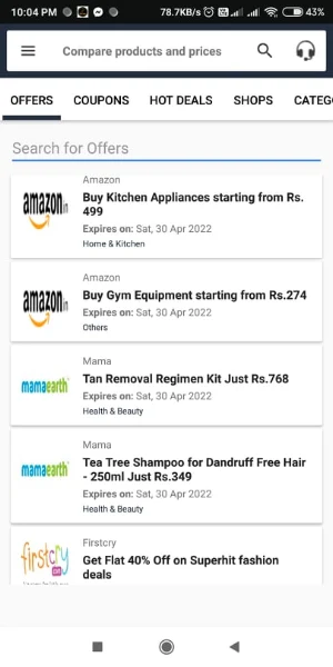 Shopping Sector - Shopping App Screenshot 1