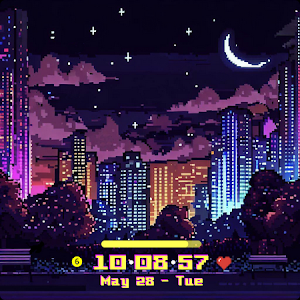 City Lights Watch Face Screenshot 3