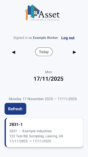 Asset Mobile Screenshot 1
