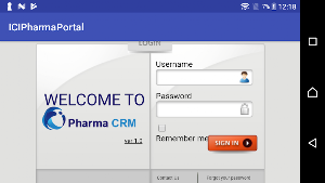 ICI Pharma Portal Screenshot 0
