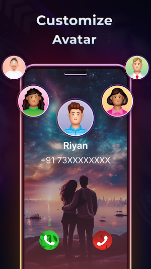 Color Phone Call Screen Themes Screenshot 3