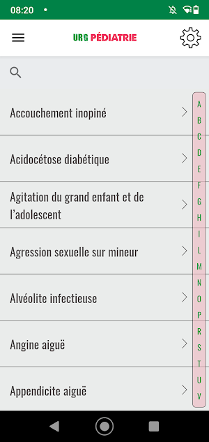 URG' Pédiatrie Screenshot 2
