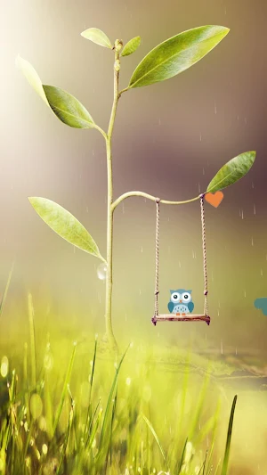 Green Spring Live Wallpaper Screenshot 2