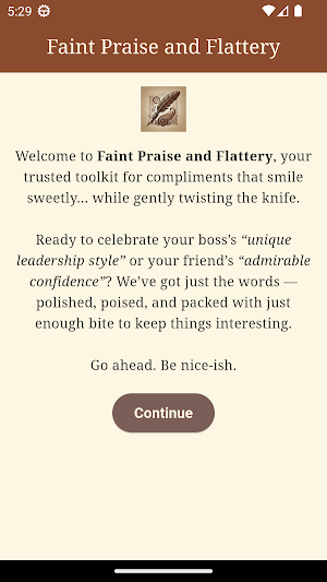 Faint Praise and Flattery Screenshot 0