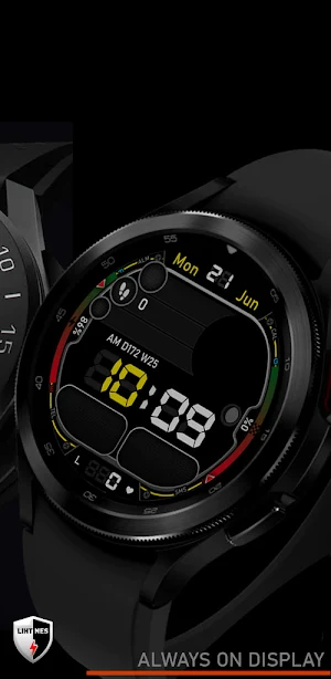 Colorful Digital Watch 072 Screenshot 2