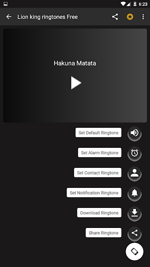 Ringtones Lion King Screenshot 2
