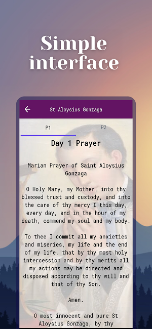 St Aloysius Gonzaga Novena Screenshot 1