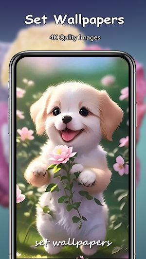 Puppy Live Wallpapers PRO Screenshot 3
