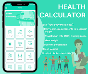 Health Calculator BMI fitness Screenshot 0