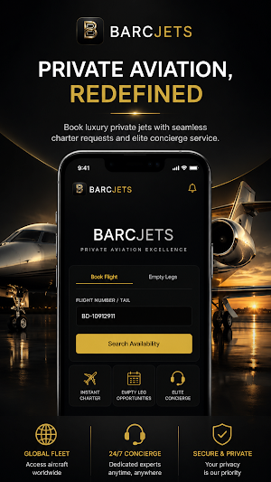 BARC JETS - Private Charter Screenshot 0