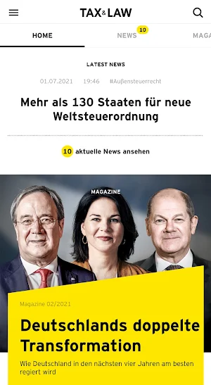 EY Tax & Law DE News Screenshot 0