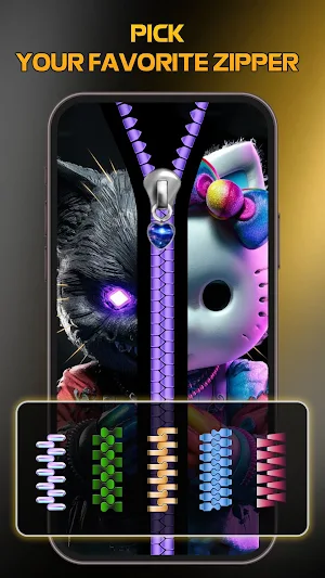 Zipper Lock Screen Screenshot 3