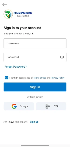 CoreWealth Screenshot 1