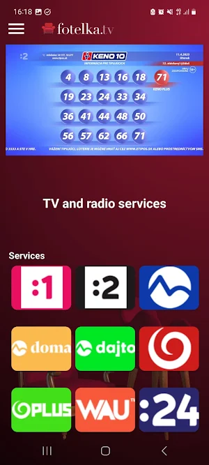 Fotelka.TV Screenshot 1