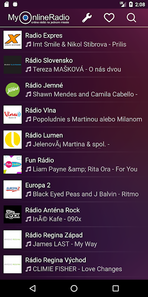 MyOnlineRadio Slovensko - Online Rádio Screenshot 0