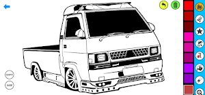 Pickup Car Coloring book Screenshot 0