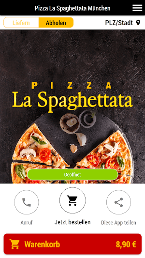 Pizza La Spaghettata München Screenshot 0