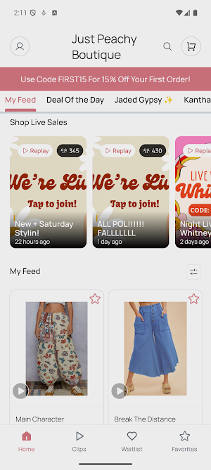 Just Peachy Boutique Screenshot 1