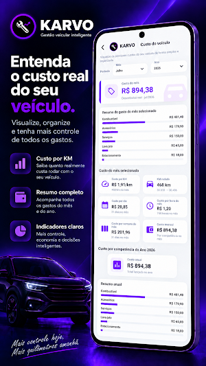 Karvo - Gestão Veicular Screenshot 2