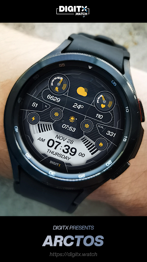 Arctos Digital Watch Face Screenshot 3